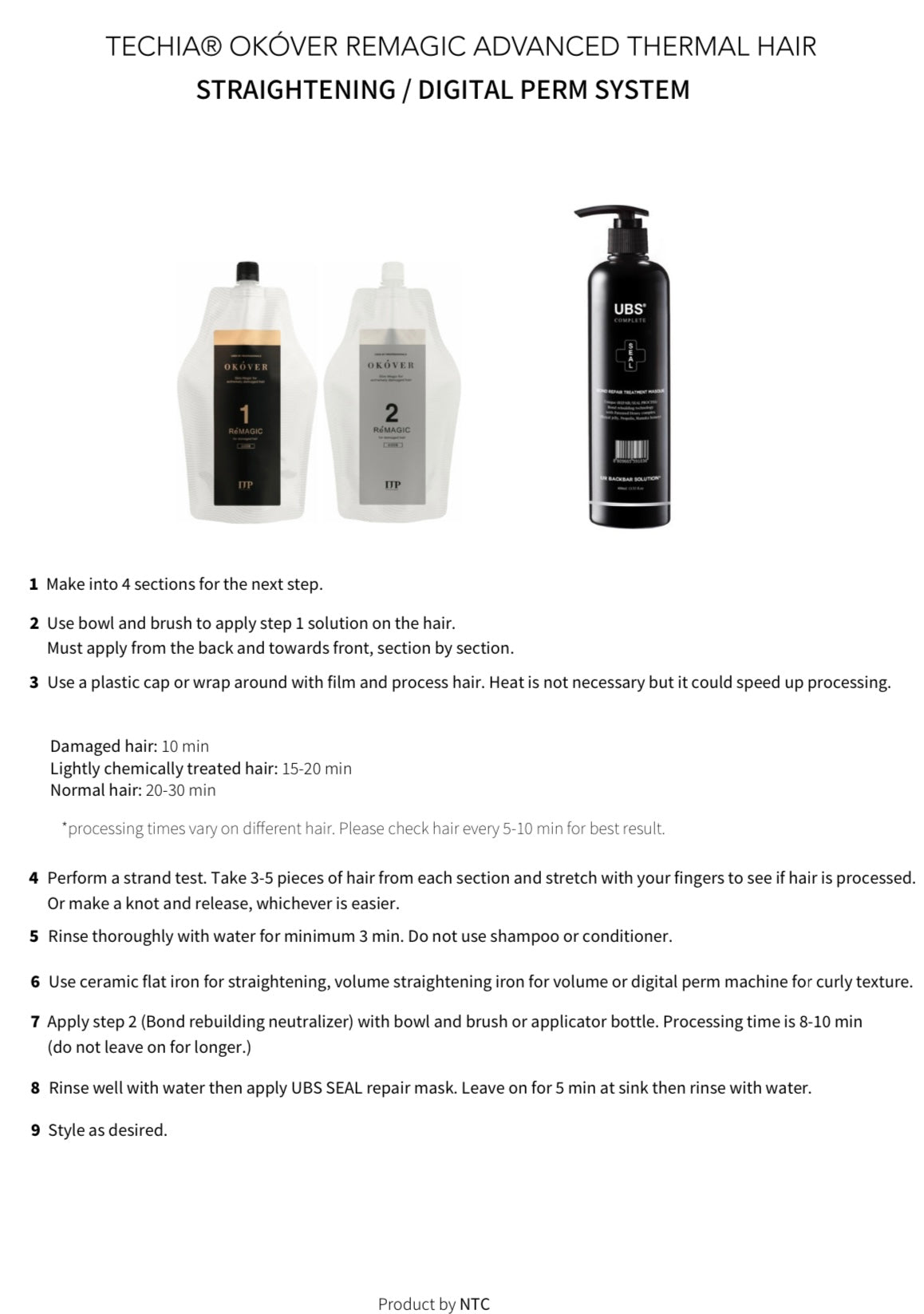 Okóver Remagic  Hybrid hair straightening system