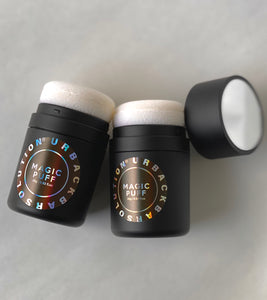Magic Puff Hair Fiber Stick. Instant Volume Coverage (Dark Brown)