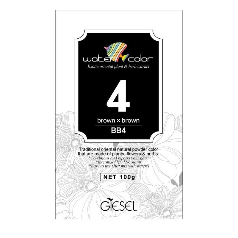 Giesel WAKAN water coloring. Natural herbal hair color