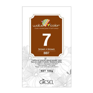 Giesel WAKAN water coloring. Natural herbal hair color