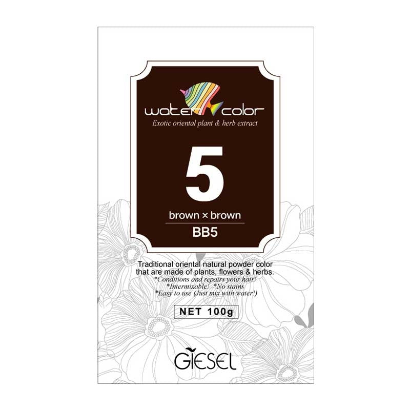 Giesel WAKAN water coloring. Natural herbal hair color