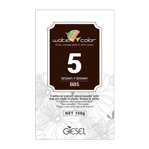 Giesel WAKAN water coloring. Natural herbal hair color