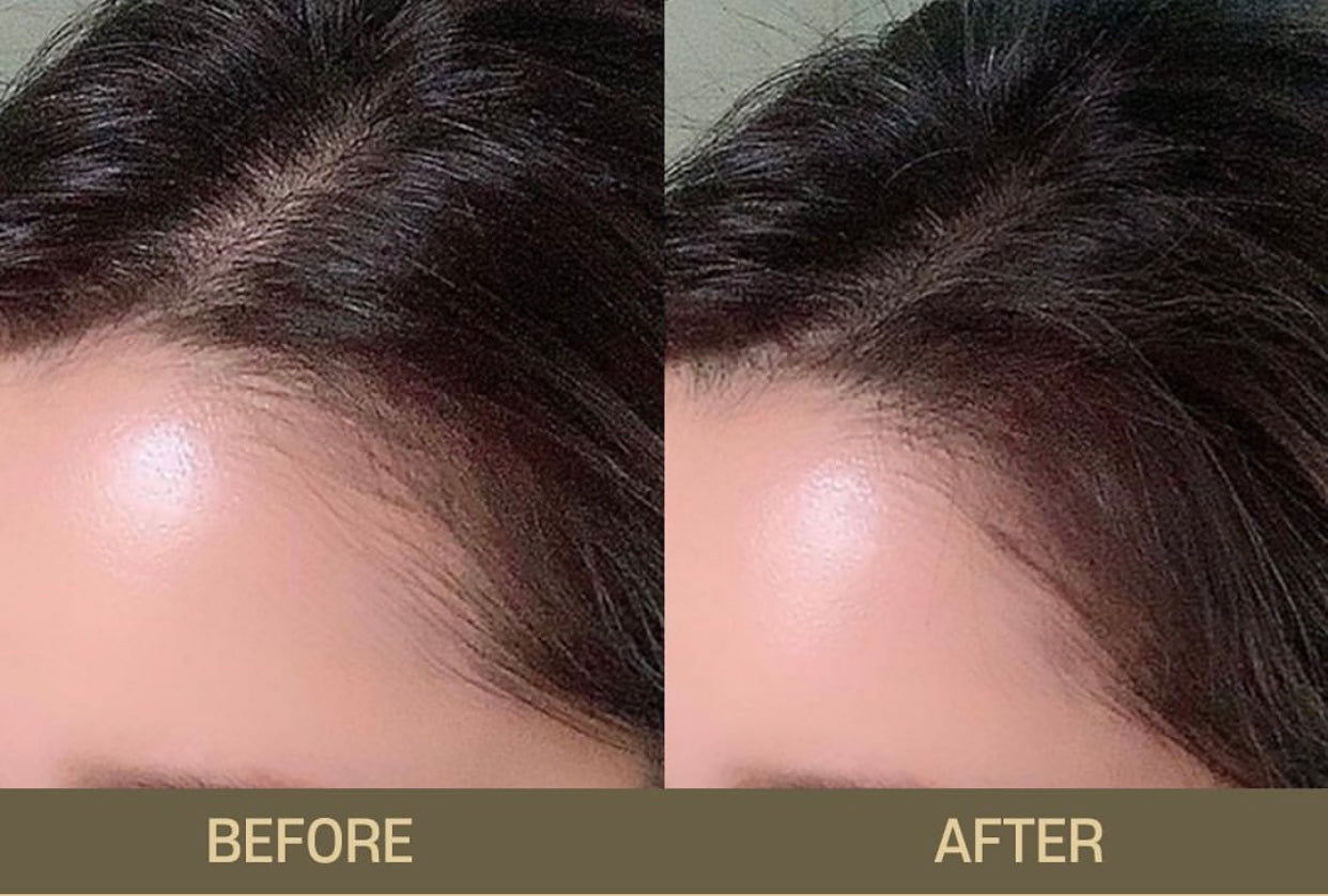 Magic Puff Hair Fiber Stick. Instant Volume Coverage (Dark Brown)