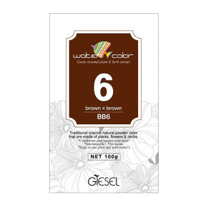 Giesel WAKAN water coloring. Natural herbal hair color